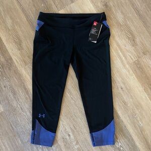 Under Armour Black and Blue Athletic Leggings